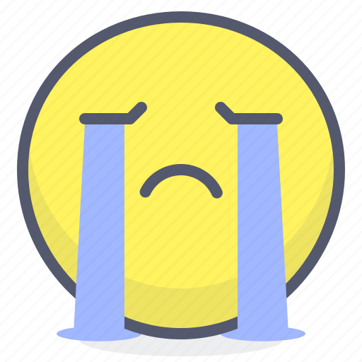 Cry, emoji, emotion, face, smile icon - Download on Iconfinder