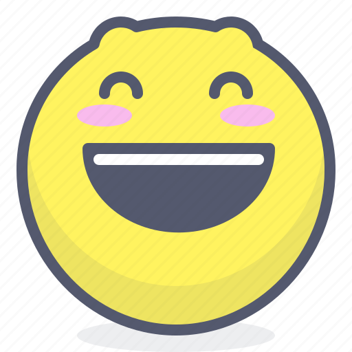 Emoji, emotion, face, happy, laugh, smile icon - Download on Iconfinder