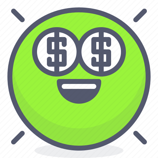 Emoji, emotion, face, millionaire, smile icon - Download on Iconfinder