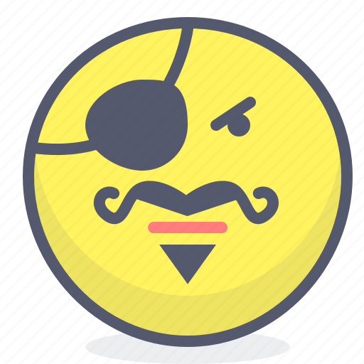 Emoji, emotion, face, pirate, smile icon - Download on Iconfinder