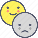 emoji, emotion, face, happy, sad, smile