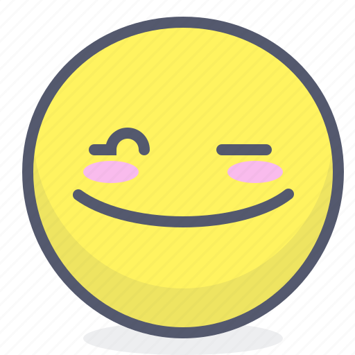 Emoji, emotion, face, smile, twinkle icon - Download on Iconfinder