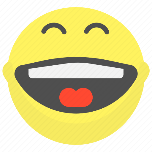 Emoji, emotion, face, fulllaugh, smile icon - Download on Iconfinder