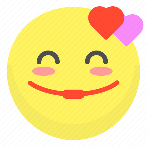 Emoji, emotion, face, inloved, smile icon - Download on Iconfinder