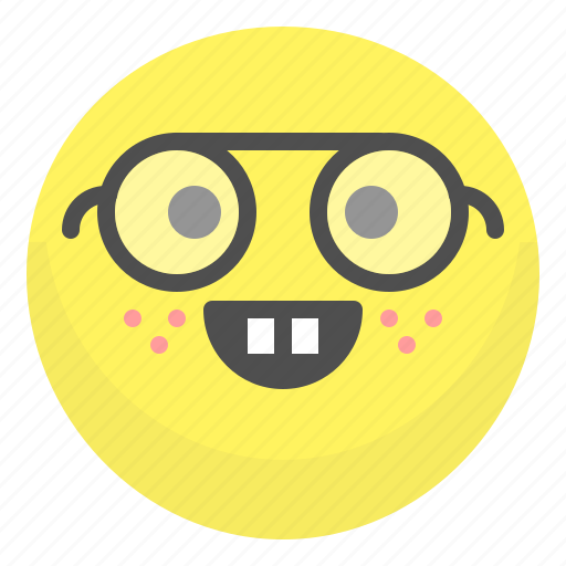 Emoji, emotion, face, nerd, smile icon - Download on Iconfinder