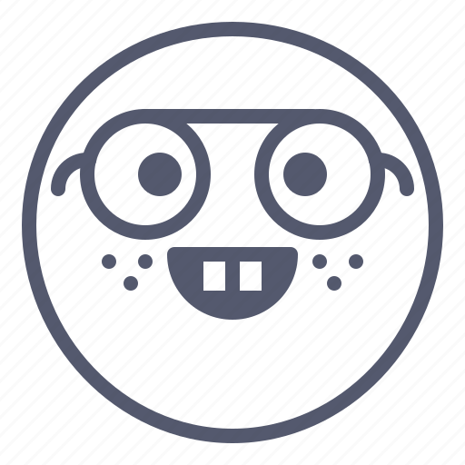 Emoji, emotion, face, nerd, smile icon - Download on Iconfinder