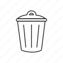 bin, can, delete, garbage, remove, trash, trashcan