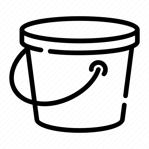 Bucket, water, clean, wash, hygiene, housekeeping, tool icon - Download on Iconfinder