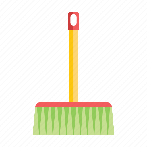 Broom, broomstick, clean, floor, handle, household, sweep icon - Download on Iconfinder