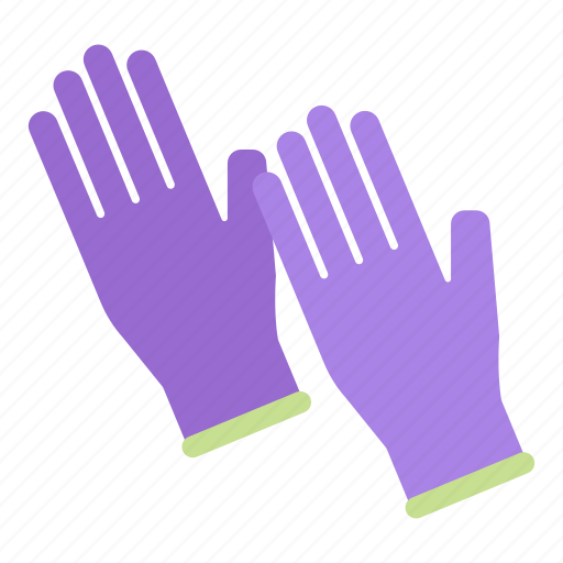 Clean, glove, gloves, household, maid, protection, rubber icon - Download on Iconfinder