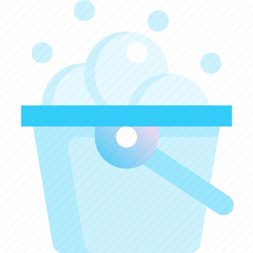 Bubble, bucket, clean, detergent, pitcher icon - Download on Iconfinder