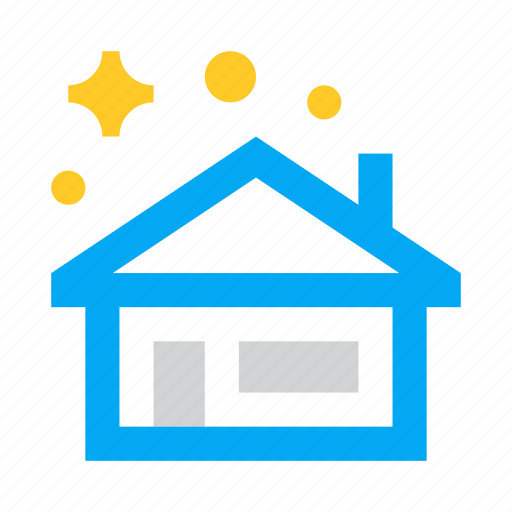 Apartment, cleaning service, cleanliness, gloss, house, shine icon - Download on Iconfinder