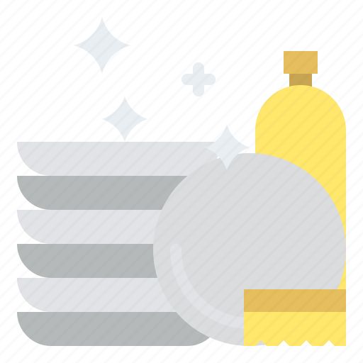Wash, dishes, clean, cleaning icon - Download on Iconfinder