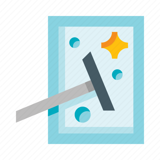 Squeegee, wiper, glass, cleaner, window, cleaning icon - Download on Iconfinder