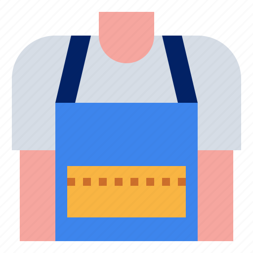 Apron, chef, cook, kitchen, uniform icon - Download on Iconfinder
