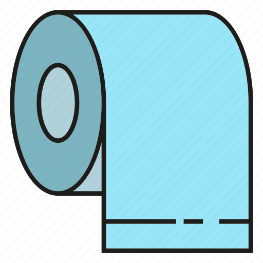 Household, hygiene, paper, sanitary, tissue, toilet, toilet paper icon - Download on Iconfinder
