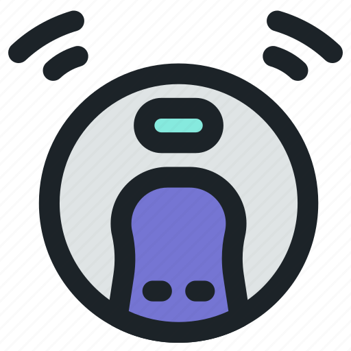Cleaning, hygiene, electronic, appliance, robotic, vaccum, cleaner icon - Download on Iconfinder