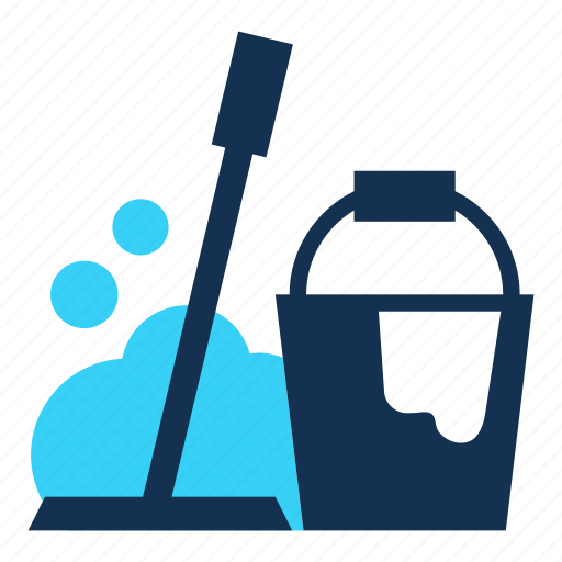 Bubble, bucket, clean, floor, janitor, mop, wash icon - Download on Iconfinder