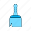 cleaning, brush, cleaning icon, paint 