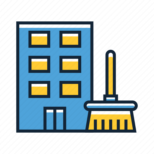 Apartment, cleaning, building icon - Download on Iconfinder