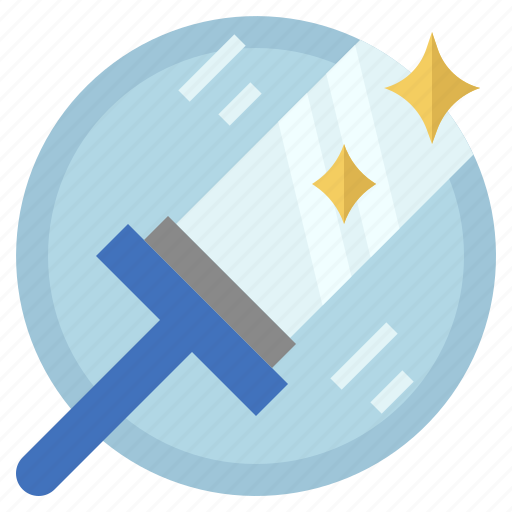 Clean, glass, cleaning, squeegee, housekeeping, furniture, household icon - Download on Iconfinder
