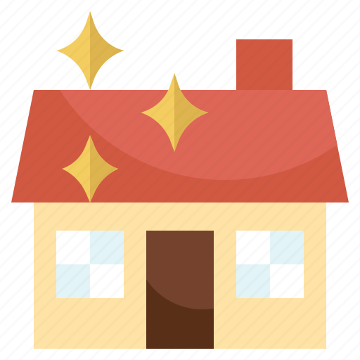 Home, clean, house, sparkle, housekeeping, furniture, household icon - Download on Iconfinder