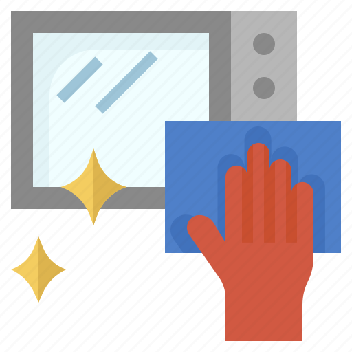 Microwave, kitchenware, electronics, clean, hands, gestures icon - Download on Iconfinder