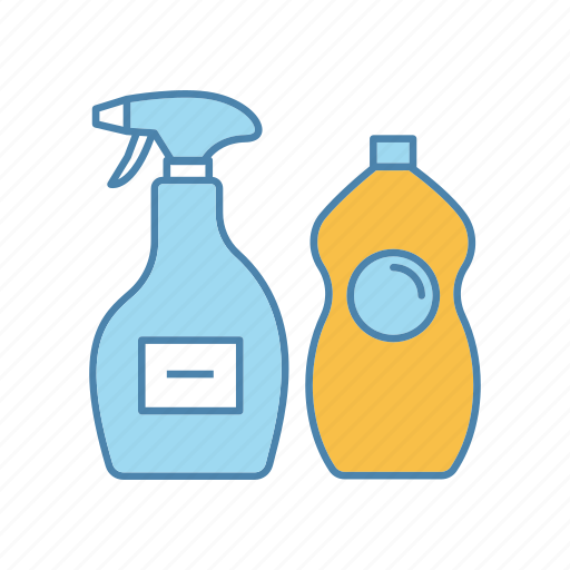 Cleaning, cleaning product, cleanser, detergent, dishwash liquid, kitchen icon - Download on Iconfinder