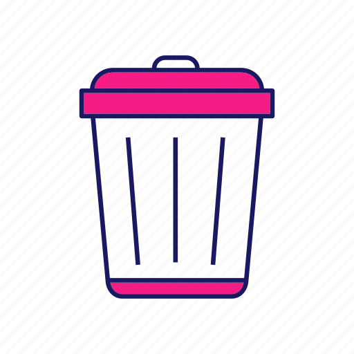 Bin, can, garbage, recycle, rubbish, trash, waste icon - Download on Iconfinder