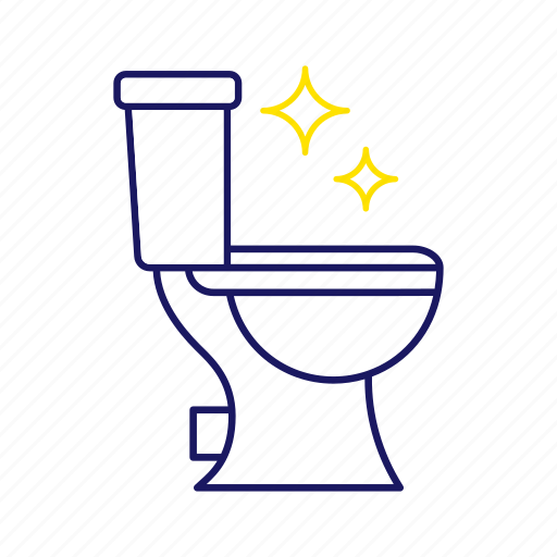 Bathroom, clean, restroom, shine, sparkle, toilet, wc icon - Download on Iconfinder
