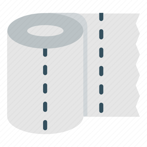 Accessory, disposeable, hygiene, paper, roll, tissue, toiletry icon - Download on Iconfinder