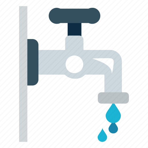 Faucet, leaky, nal, stopcock, tap, tap nall, valve icon - Download on Iconfinder