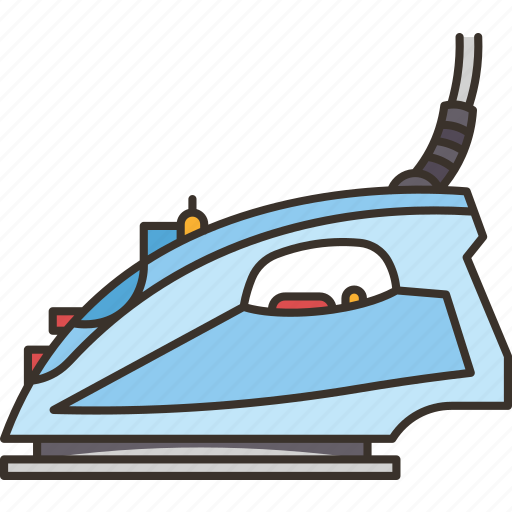 Iron, cloth, laundry, housework, appliance icon - Download on Iconfinder