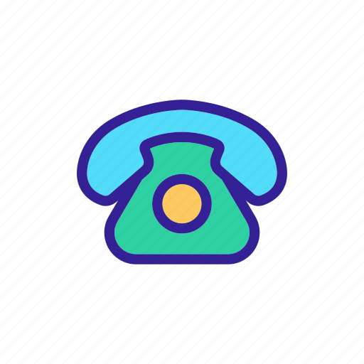 Contour, home, phone, smart, support icon - Download on Iconfinder
