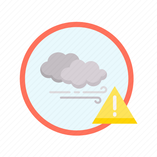 Gale warning, wind, warning, gale, danger, stormy, coastal icon - Download on Iconfinder