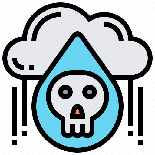 Acid, dead, pollution, rain, water icon - Download on Iconfinder