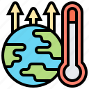 crisis, global, heat, rise, temperature 