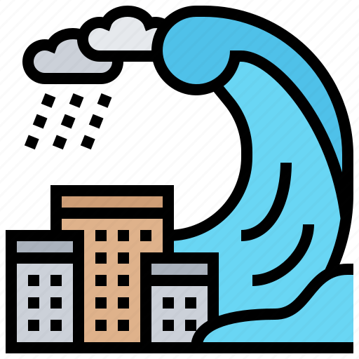 Catastrophe, disaster, natural, tsunami, wave icon - Download on Iconfinder