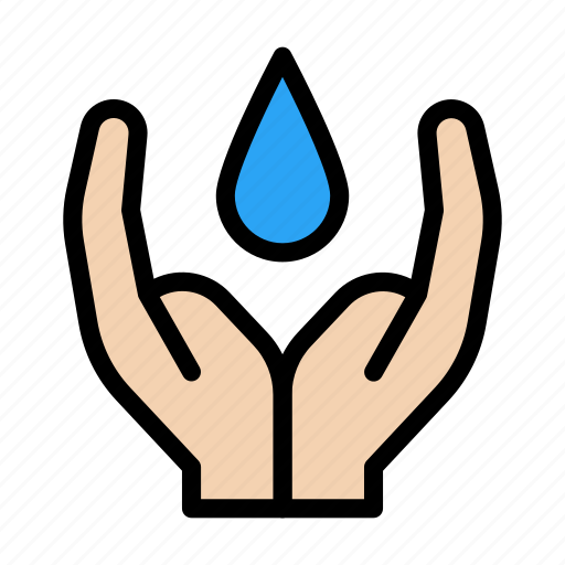 Care, hand, safety, drop, protection icon - Download on Iconfinder