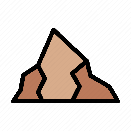 Rock, outdoor, nature, mountain, hill icon - Download on Iconfinder