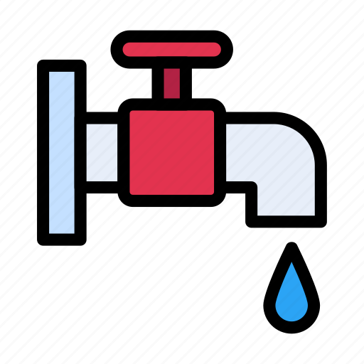 Faucet, sink, water, drop, tap icon - Download on Iconfinder
