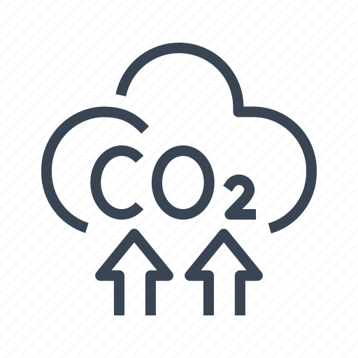 Co2, carbon, dioxide, emission, pollution icon - Download on Iconfinder