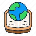 earth, book, library, reading, knowledge, world