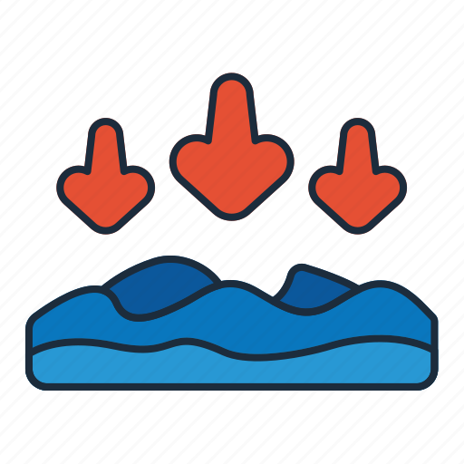 Low, tide, water, wave, disaster, flood icon - Download on Iconfinder