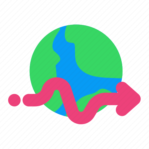 World, earth, global, rate, heart, analysis icon - Download on Iconfinder