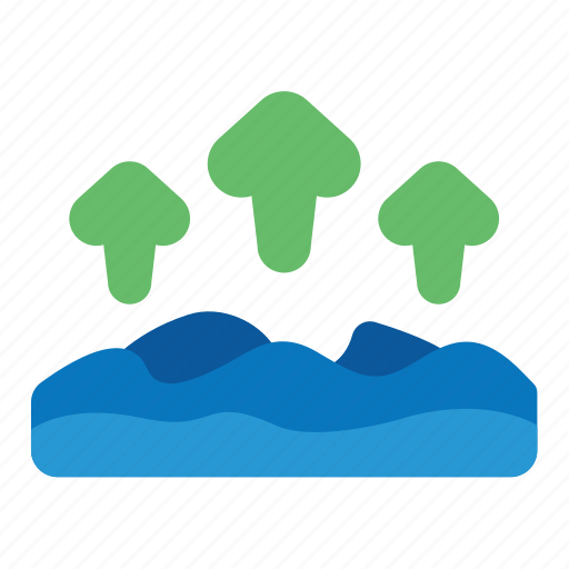 Tide, water, wave, disaster, flood icon - Download on Iconfinder