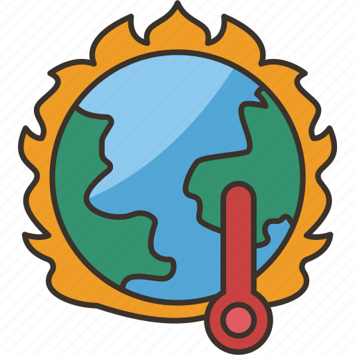 Global, warming, planet, temperature, rising icon - Download on Iconfinder