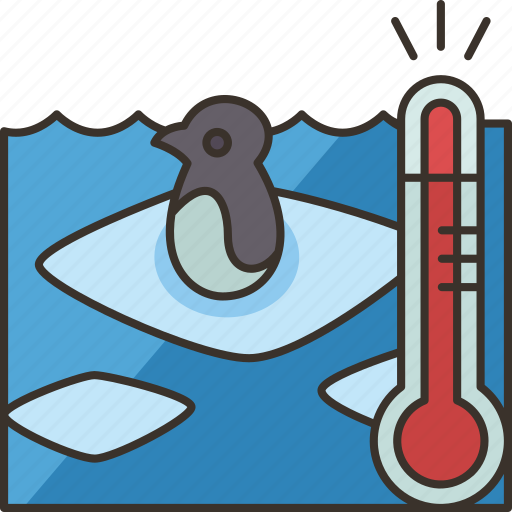 Ocean, warming, iceberg, sea, temperatures icon - Download on Iconfinder