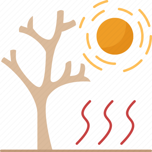 Drought, arid, land, heat, weather icon - Download on Iconfinder