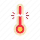 thermometer, fahrenheit, hot, temperature, heat, weather, medical, celsius